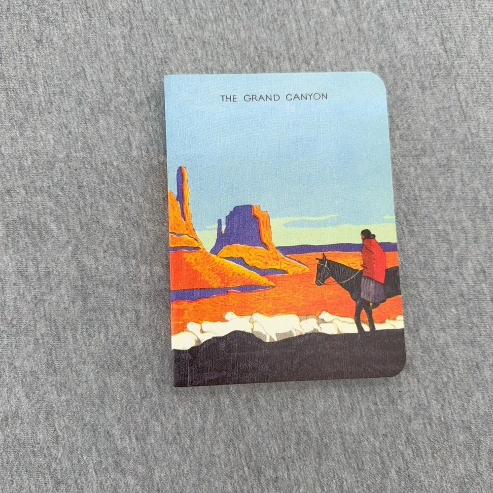 Lot of 3 Cavallini & Co. National Parks Mini Notebook Journals Grid Paper 5.5x4